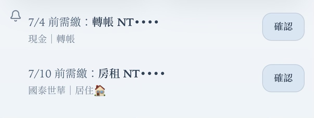 提醒事項